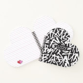 Personalized Graffiti Name Pattern — Custom Urban ノートブック (内部)