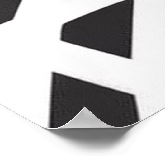 Personalized Graffiti Name Pattern — Custom Urban ポスター (角)