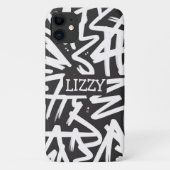 Personalized Graffiti Name Pattern — Custom Urban Case-Mate iPhoneケース (裏面)