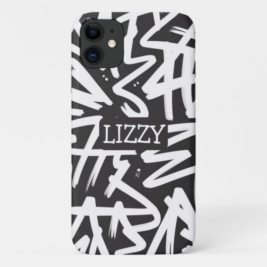 Personalized Graffiti Name Pattern — Custom Urban Case-Mate iPhoneケース (裏面)