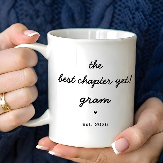 Personalized Gram Mug Best Chapter Yet コーヒーマグカップ