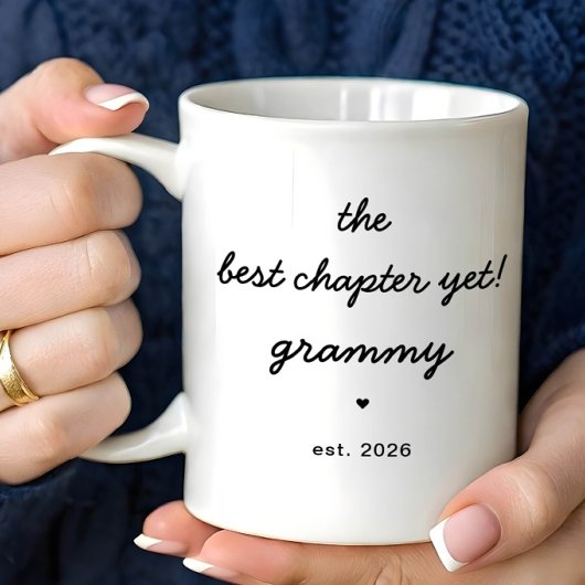 Personalized Grammy Mug Best Chapter Yet コーヒーマグカップ