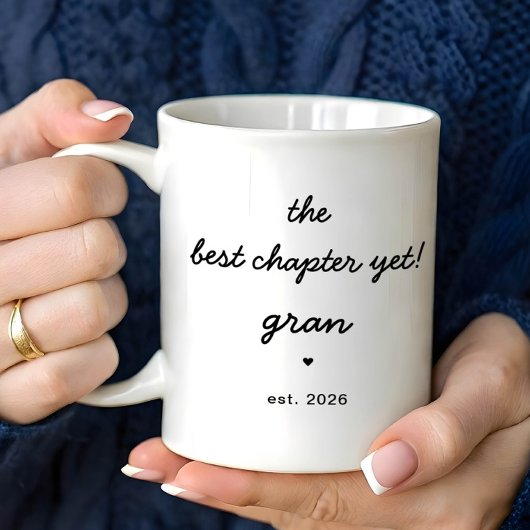 Personalized Gran Mug Best Chapter Yet コーヒーマグカップ
