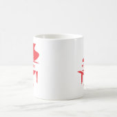 Personalized Grand Piano コーヒーマグカップ (中央)