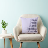 Personalized Grandchildren Names | Lavender クッション (椅子)