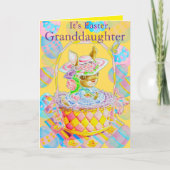 Personalized Granddaughter's Easter Greeting Card  カード (正面)