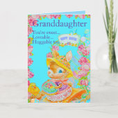 Personalized Granddaughter's Easter Greeting Card  カード (正面)