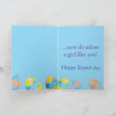 Personalized Granddaughter's Easter Greeting Card  カード (内部)