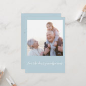 Personalized Grandfather's Day Card カード (正面/裏面インサイチュ)