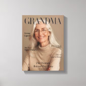 Personalized Grandma Canvas Photo Gift | Luxury  キャンバスプリント (正面)