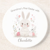 Personalized Grandma Easter Coaster – First Easter コースター (正面)