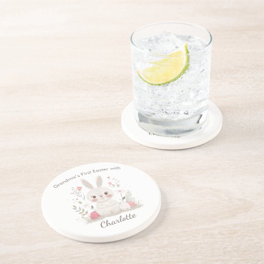 Personalized Grandma Easter Coaster – First Easter コースター (側面)
