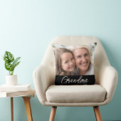 Personalized Grandma Established Year Photo クッション (椅子)