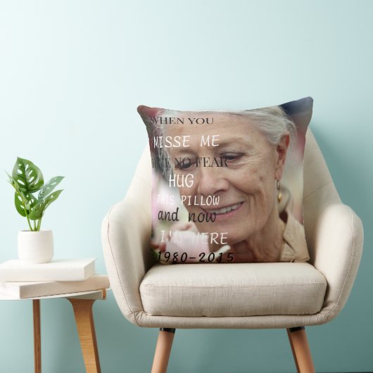 “Personalized Grandma Memorial Pillow クッション (椅子)