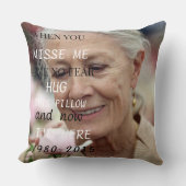 “Personalized Grandma Memorial Pillow クッション (正面)