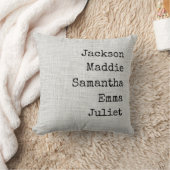Personalized Grandma & Mom Throw Pillow Custom クッション (ブランケット)