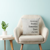 Personalized Grandma & Mom Throw Pillow Custom クッション (椅子)