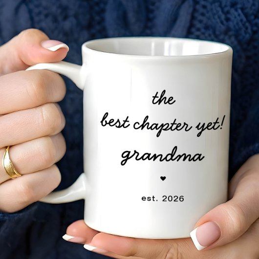 Personalized Grandma Mug Best Chapter Yet コーヒーマグカップ