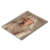 Personalized Grandma Notebook | Custom Photo ノートブック (左側)