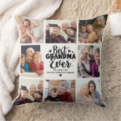 Personalized Grandma Photo | Best Grandma Ever クッション (ブランケット)