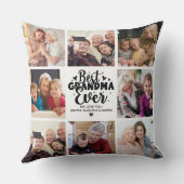 Personalized Grandma Photo | Best Grandma Ever クッション (裏面)