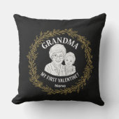 Personalized "Grandma" Photo Collage Design with F クッション (正面)