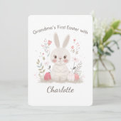 Personalized Grandma’s First Easter Card シーズンカード (スタンド正面)