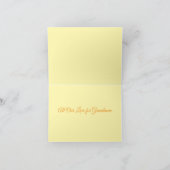 Personalized Grandmom Photo Mother's day Gift サンキューカード (内部)