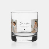 Personalized Grandpa Custom Photo  ウイスキーグラス (正面)