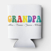 Personalized Grandpa Gift with Grandkids’ Names 缶クーラー (裏面)