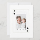 Personalized Grandpa Photo | Custom Father’s Day シーズンカード (正面)