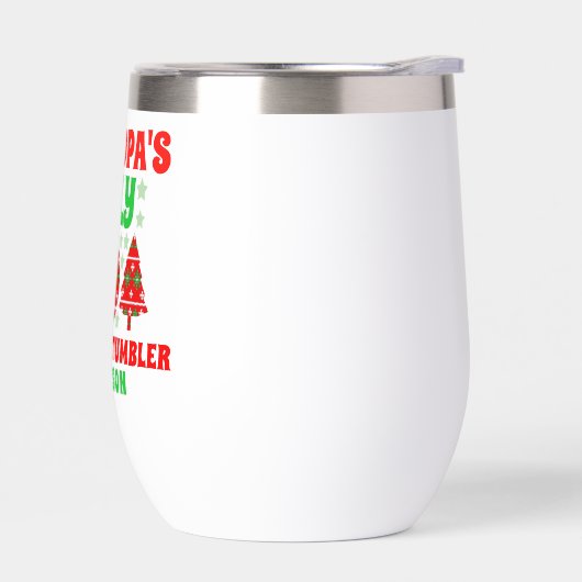 Personalized Grandpa's Ugly Christmas Sweater (左面)