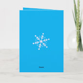 Personalized Grandsons Christmas Card カード (裏面)