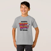 Personalized Graphic Kid T-shirt - Back To School Tシャツ (正面フル)