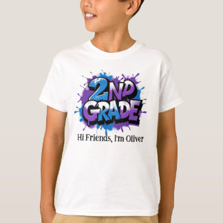Personalized Graphic Kid T-shirt - Back To School Tシャツ