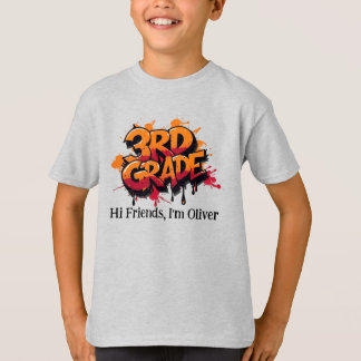 Personalized Graphic Kid T-shirt - Back To School Tシャツ