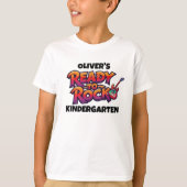 Personalized Graphic Kid T-shirt - Back To School Tシャツ (正面)