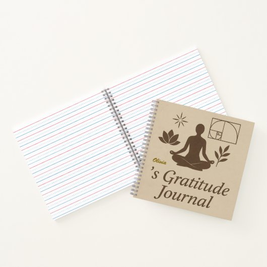 Personalized Gratitude Journal ノートブック (内部)