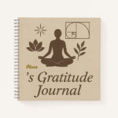 Personalized Gratitude Journal ノートブック (正面)