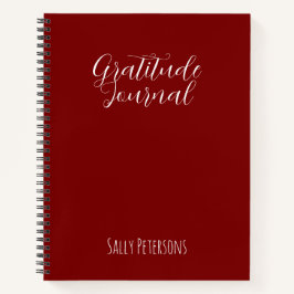 Personalized Gratitude Journal | Custom Name Daily ノートブック