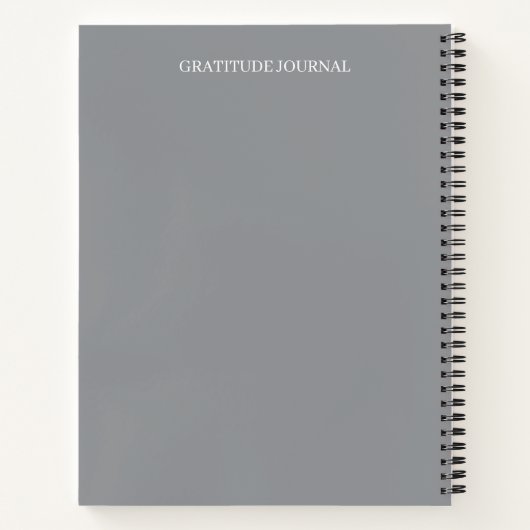 Personalized Gratitude Journal | Custom Name Daily ノートブック (裏面)
