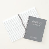 Personalized Gratitude Journal | Custom Name Daily ノートブック (内部)
