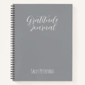 Personalized Gratitude Journal | Custom Name Daily ノートブック (正面)