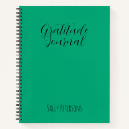 Personalized Gratitude Journal | Custom Name Daily ノートブック