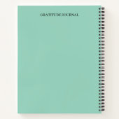 Personalized Gratitude Journal | Custom Name Daily ノートブック (裏面)