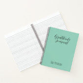 Personalized Gratitude Journal | Custom Name Daily ノートブック (内部)