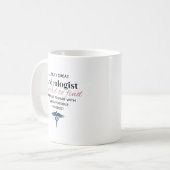 Personalized Great Andrologist Quote コーヒーマグカップ (正面左)