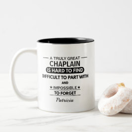 Personalized Great Chaplain Appreciation  ツートーンマグカップ