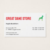 Personalized Great Dane Store  (裏面)