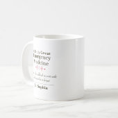 Personalized Great Emergency Medicine Doctor コーヒーマグカップ (正面左)